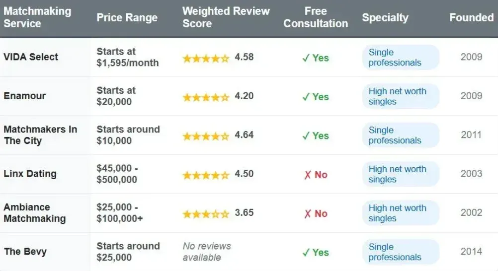 How Much Does Ambiance Matchmaking Cost?