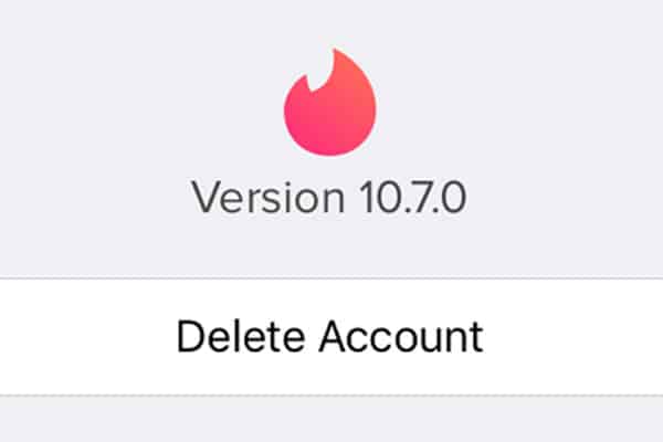 Deleting your Tinder account