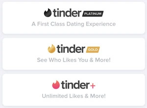 Tinder Subscriptions – Tinder